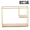 Edge 38x26cm Rectangular Decorative Floating Wall Shelf