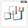 Edge 15-20-25 and 30cm 4 cube  floating shelves wall shelves - Decorative Contemporary modern floating wall shelves