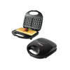 Waffle Iron, 750W Press Grill Non-stick Plates, LED Indicator Lights, Cool Touch Handle, Easy to Clean