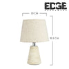 Edge 20X30.5CM Ceramic Table Lamp European Style Bedroom Bedside Lamp Romantic Decoration Table Lamp
