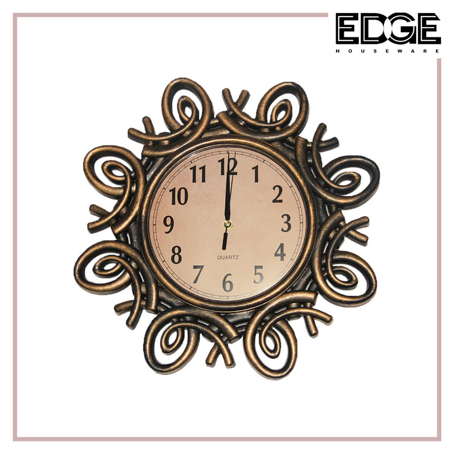Edge 45cm Home Decor Metal Wall Clock Living Room Bedroom fashion