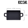 Sizzling Plate Rectangular with handle and Wooden