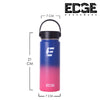 Edge Modern Double Walled Vacuum Insulated Water Bottle Tumbler (18oz) Stainless Steel
