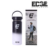 Edge Modern Double Walled Vacuum Insulated Water Bottle Tumbler (18oz) Stainless Steel