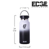 Edge Modern Double Walled Vacuum Insulated Water Bottle Tumbler (32oz) Stainless Steel
