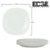 BESTWAY OPAL DINNERWARE set of 24,  Flat Plates, Soup Plates,Bowls r - White