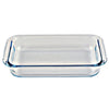 Rectangle BAKING DISH MICROWAVE SAFE Glass Food Storage Containers