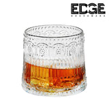 260ML Set of 4 Spinning Old Fashioned Whiskey Glasses