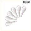 Edge Ceramic Soup Spoons set of 6 Tasting Spoon