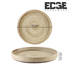 Edge Traditional Japanese Stoneware Plate perfect for Salad, Appetizer, Small Lunch Plate. Microwave, Oven, and Dishwasher Safe, Scratch Resistant. Kitchen