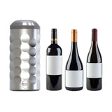 Wine Armor Premium Iceless Wine Cooler Keeps Wine Cold up to 6 Hours, Wine Chiller, Vacuum Insulate Wine Accessory Fits Most Champagne Bottles