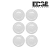Edge 8 Inches Soup Bowls Set of 6, Ceramic Wide Rim Bowls