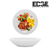 Edge 8 Inches Soup Bowls Set of 6, Ceramic Wide Rim Bowls