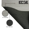 Edge - CHARCOAL Fluffy Rug Carpet Contemporary Living & Bedroom Soft Rabbit Fur Rug (Dark Grey)