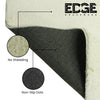 Edge - Ivory Fluffy Rug Carpet Contemporary Living & Bedroom Soft Rabbit Fur Rug (Cream)