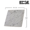 Edge Square Fashion Marble Design Plates Set of 4, 8 Inches Dinner Plates Marble