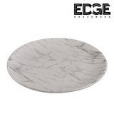 Round Fashion Marble Design Plates Set of 4, 20x20cm Dinner Plates Marble
