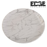 Round Fashion Marble Design Plates Set of 4, 20x20cm Dinner Plates Marble