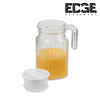 Edge 1pc of Glass Pitcher With Lid 1000ml/34oz